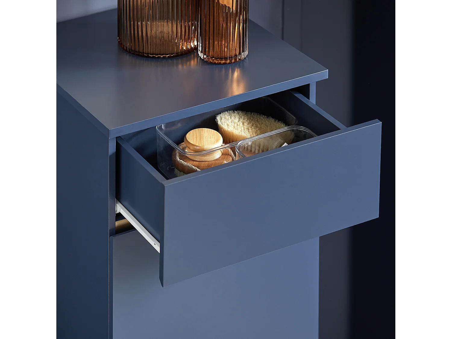 Szafka Łazienkowa z kosz na pranie BZR114-B