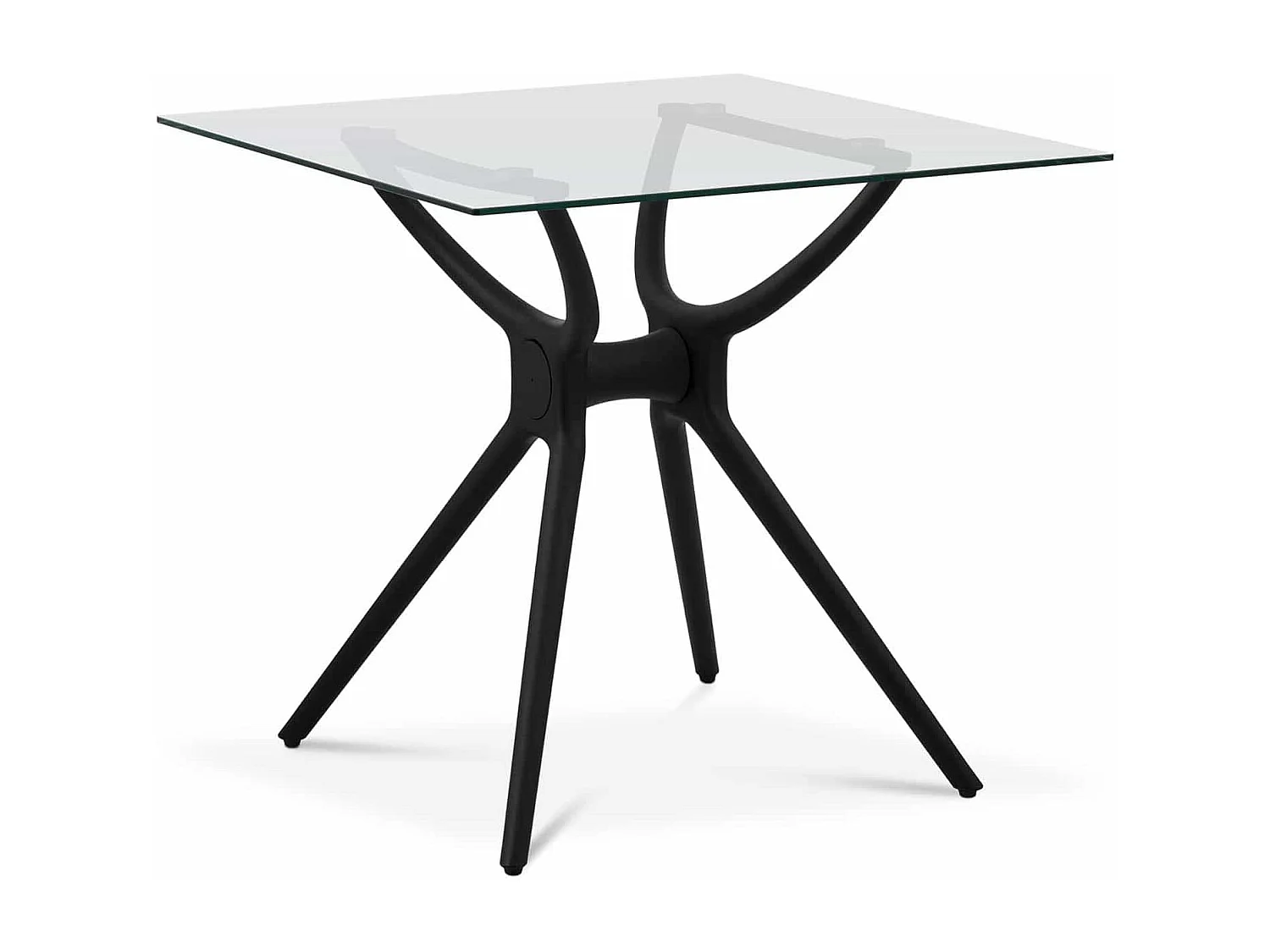 Petite table de salle verre 80 x 80 x 74 cm 14_0004498