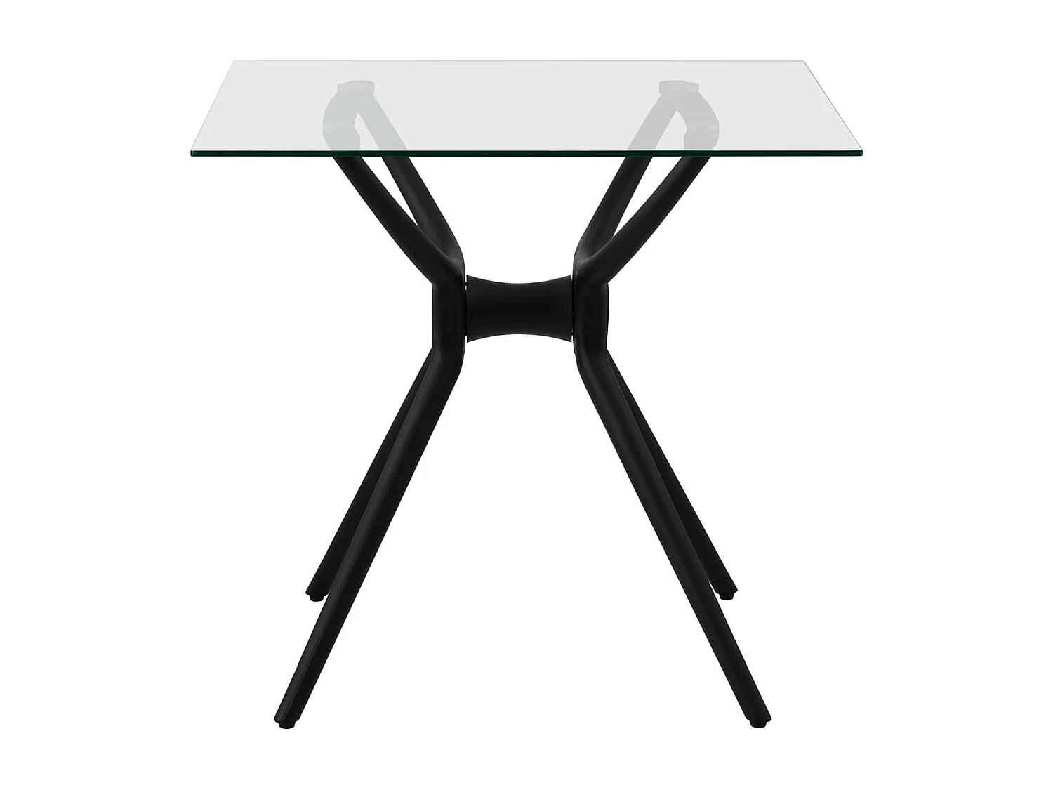 Petite table de salle verre 80 x 80 x 74 cm 14_0004498