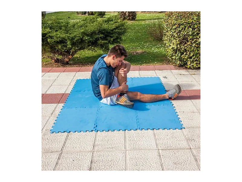 Set di 9 piastrelle blu di protezione del pavimento della piscina 50 x 50 cm spessore 4,5 mm per piscina e spa - Gré