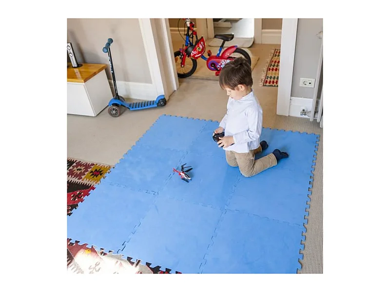 Set di 9 piastrelle blu di protezione del pavimento della piscina 50 x 50 cm spessore 4,5 mm per piscina e spa - Gré