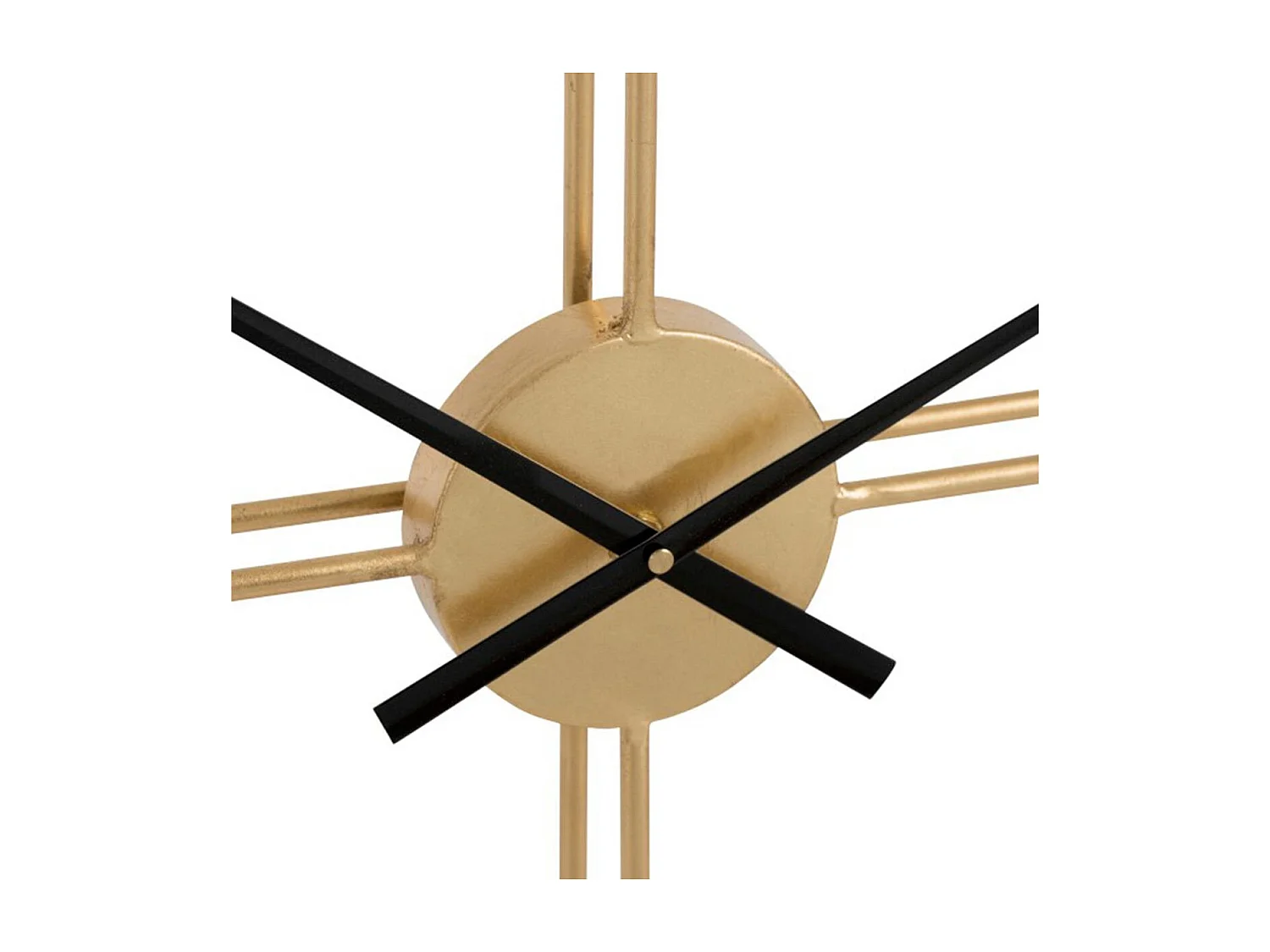 Horloge Design Ovale en Métal "Nio" 125cm Or