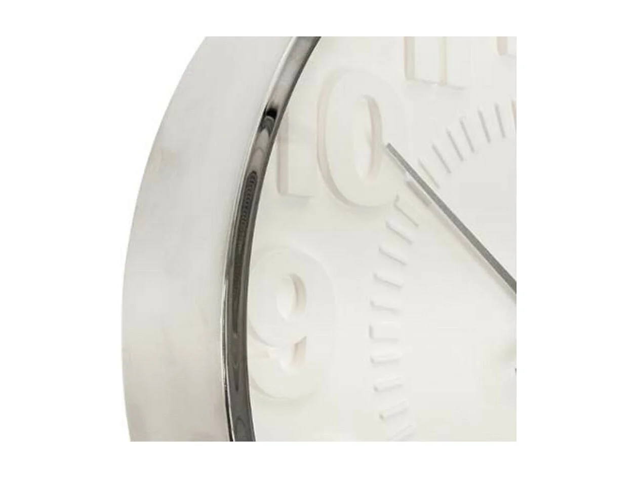 Horloge Murale "Contemporain" 40cm Argent