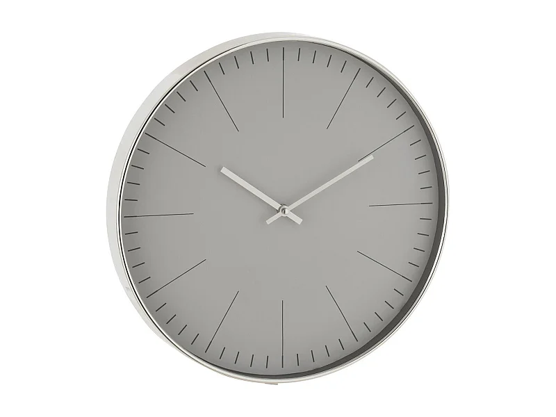 Horloge Murale Design 'Silvester" 40cm Argent