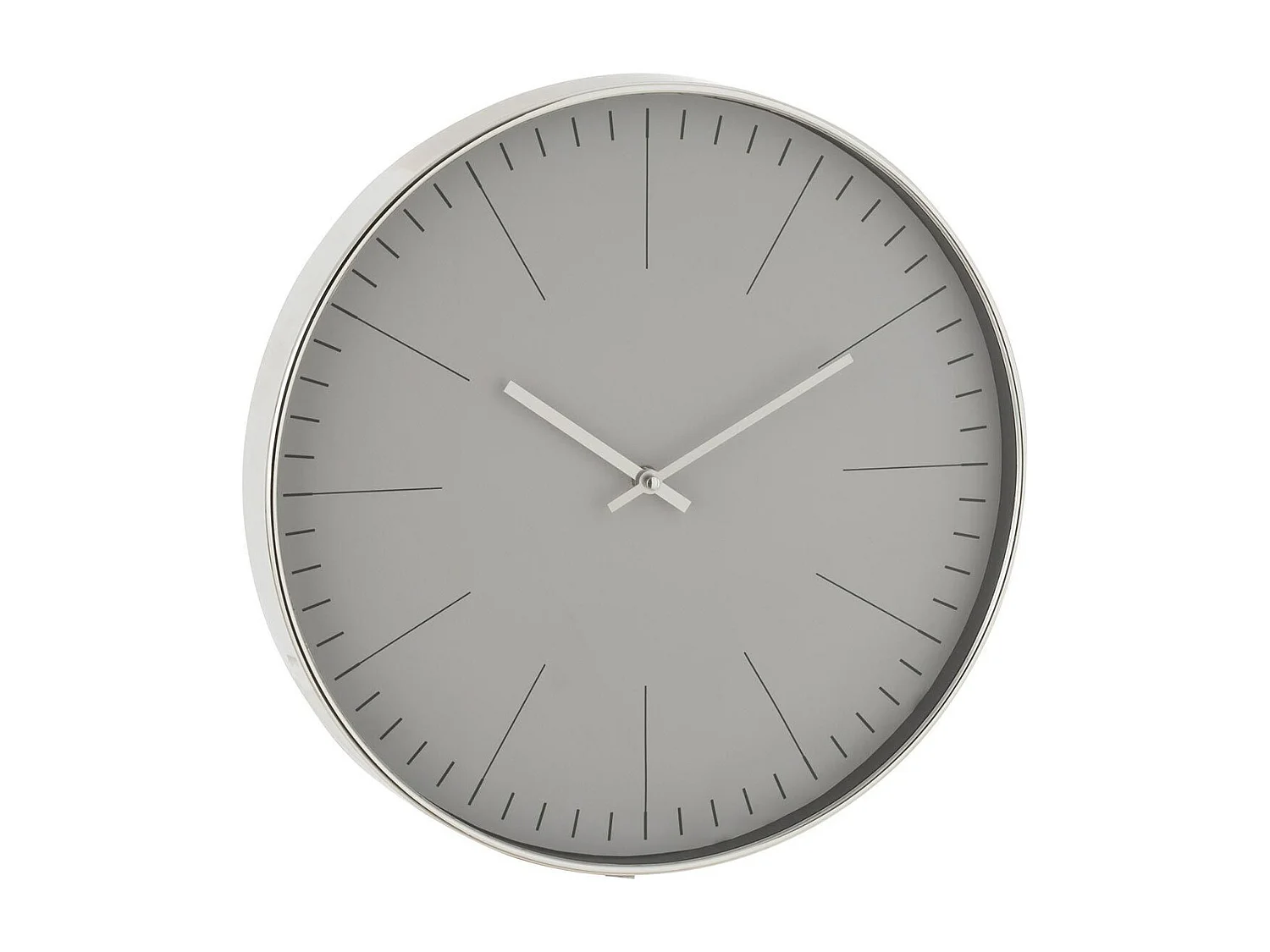 Horloge Murale Design 'Silvester" 40cm Argent
