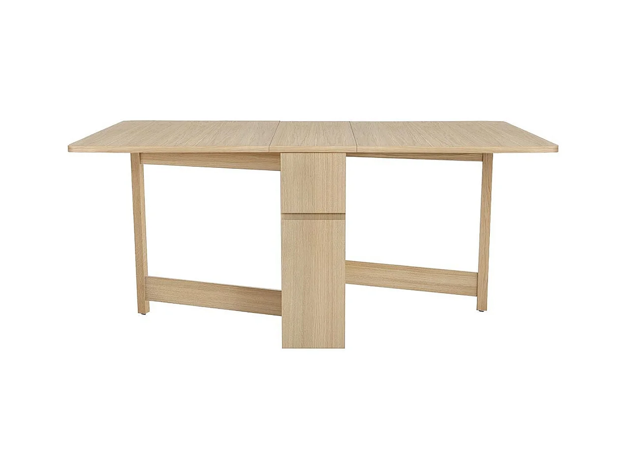 Table Console Pliante "Kungla" 170cm Chêne