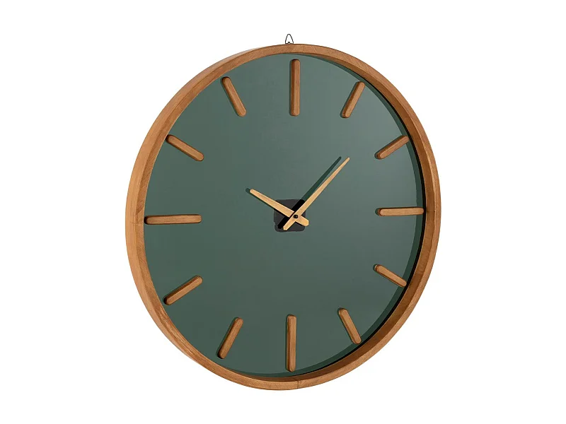 Horloge Murale Design "Creva" 40cm Marron & Noir