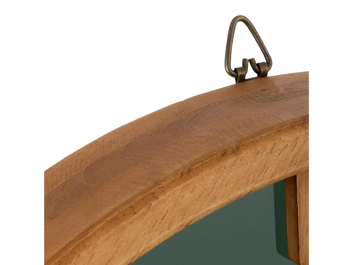 Horloge Murale Design "Creva" 40cm Marron & Noir