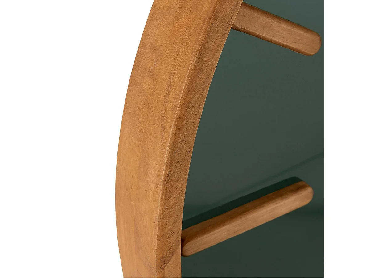 Horloge Murale Design "Creva" 40cm Marron & Noir