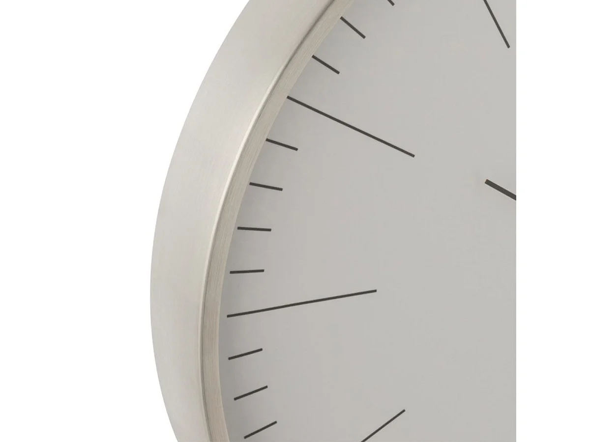 Horloge Murale Design Ronde "Gerbert" 41cm Gris