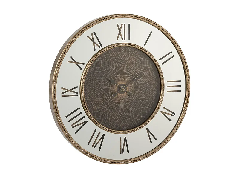Horloge Murale Design "Romains" 80cm Naturel