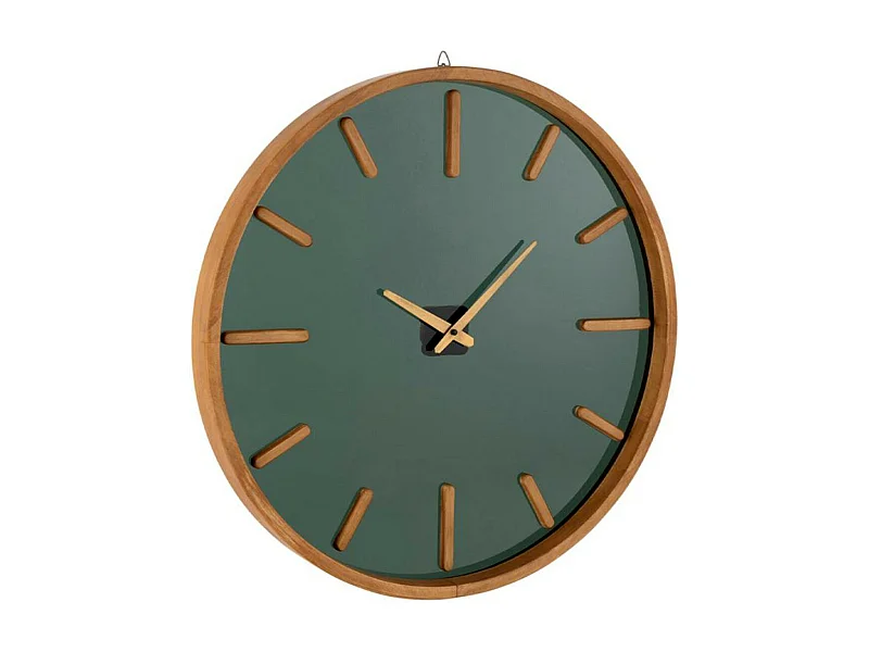 Horloge Murale Design "Creva" 60cm Marron & Noir