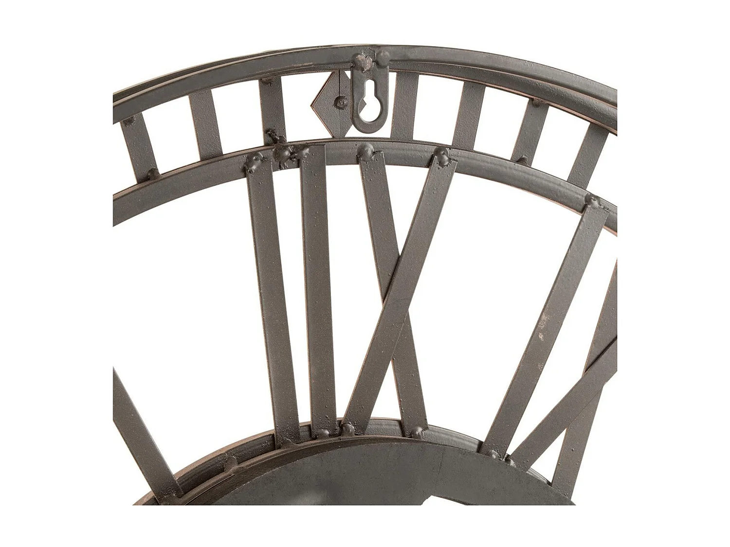 Horloge Murale Design "Chiffres Romains" 60cm Or