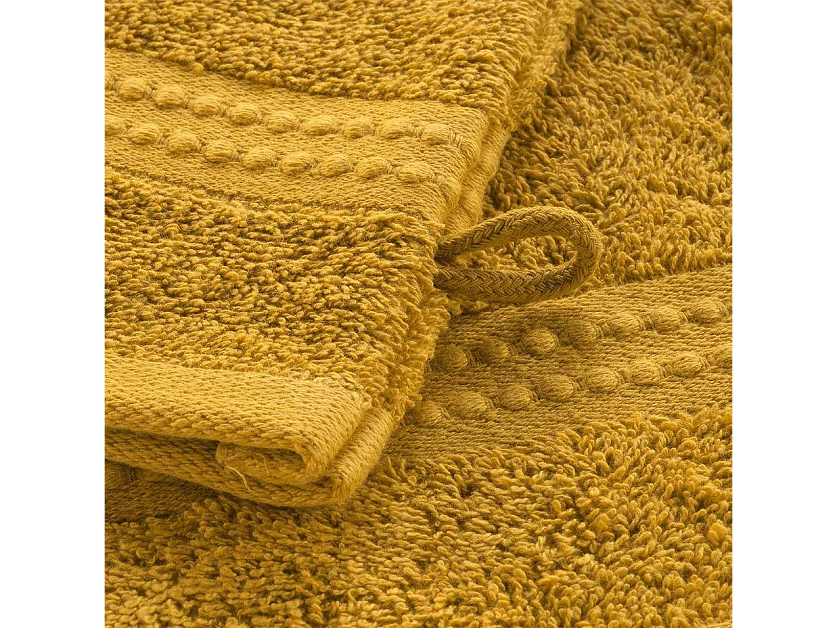 Lot de 2 Gants de Toilette "Excellence" 15x21cm Tournesol