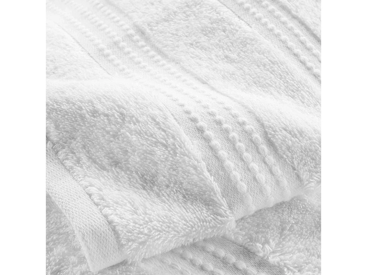 Lot de 2 Gants de Toilette "Excellence" 15x21cm Neige