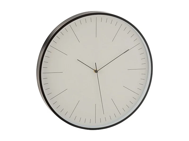 Horloge Murale Design Ronde "Gerbert" 41cm Noir
