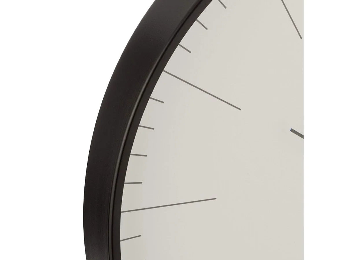 Horloge Murale Design Ronde "Gerbert" 41cm Noir