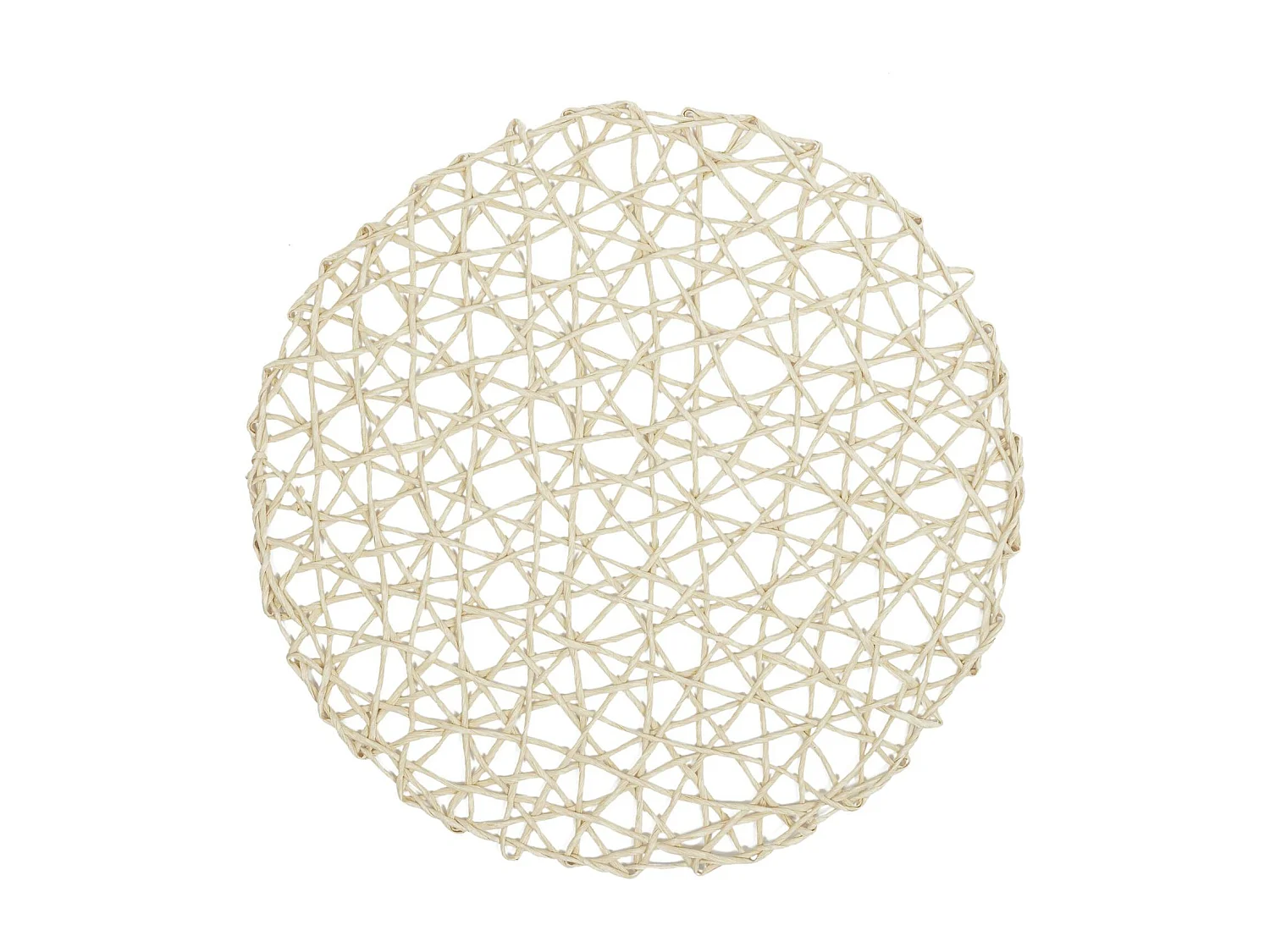 Set de Table Design "Ajouré" 38cm Beige