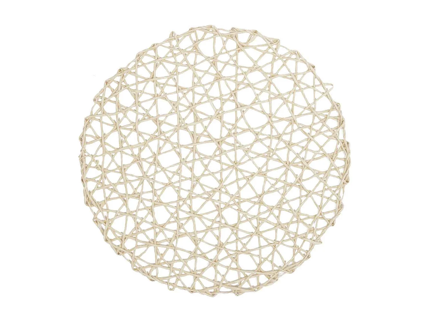 Set de Table Design "Ajouré" 38cm Beige