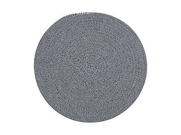 Set de Table Déco "Coton" 38cm Bleu