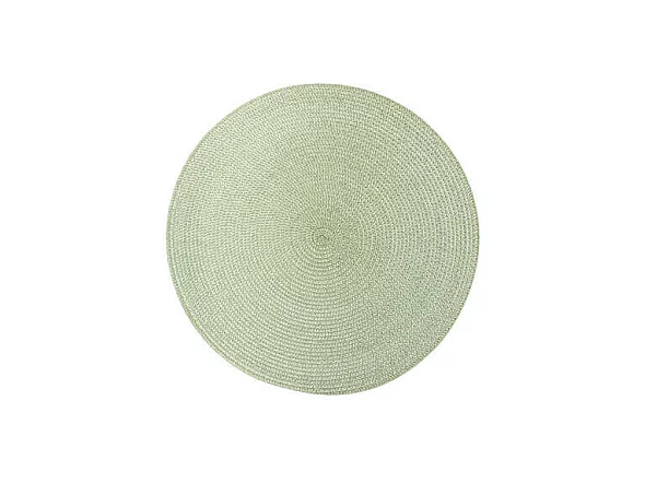 Set de Table Rond "Tressé" 38cm Olive