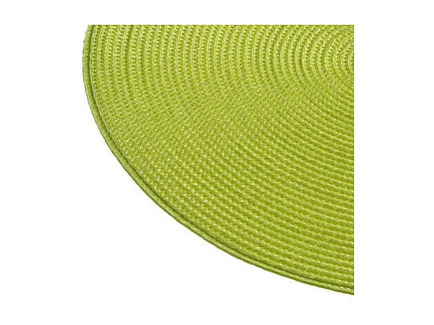Set de Table Rond "Tressé" 38cm Vert