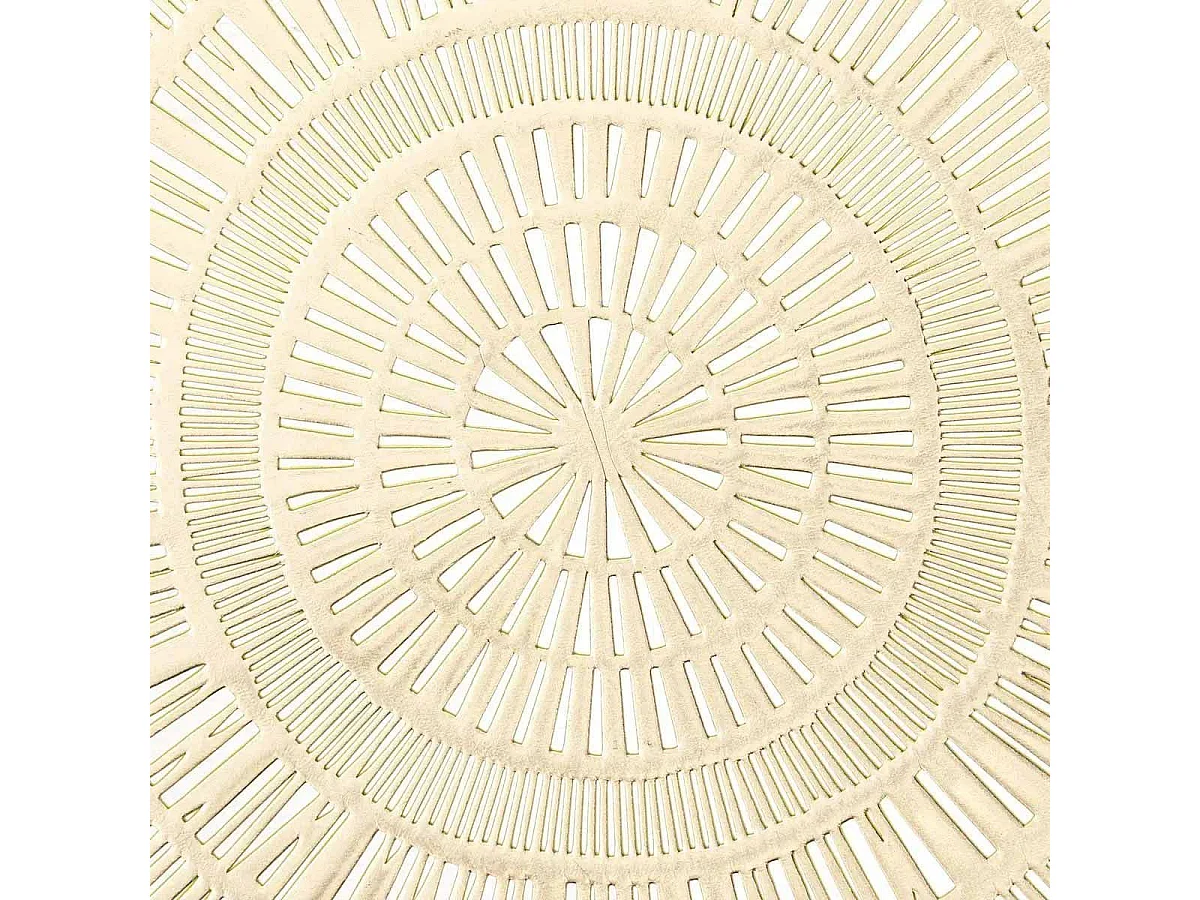 Set de Table Rond Déco "Rayon" 38cm Or