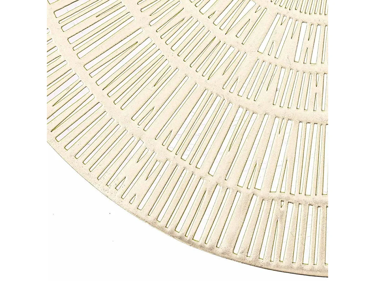 Set de Table Rond Déco "Rayon" 38cm Or