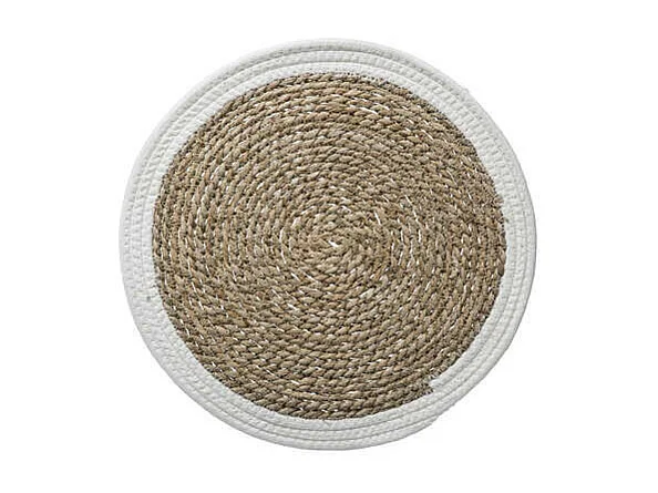 Set de Table Déco "Happy Pop" 38cm Blanc