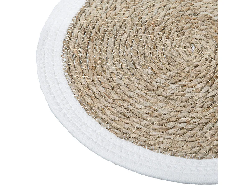 Set de Table Déco "Happy Pop" 38cm Blanc