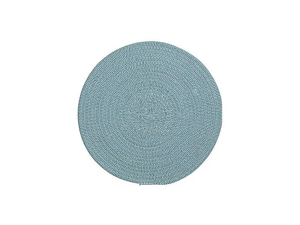 Set de Table Déco "Coton" 38cm Vert Émeraude