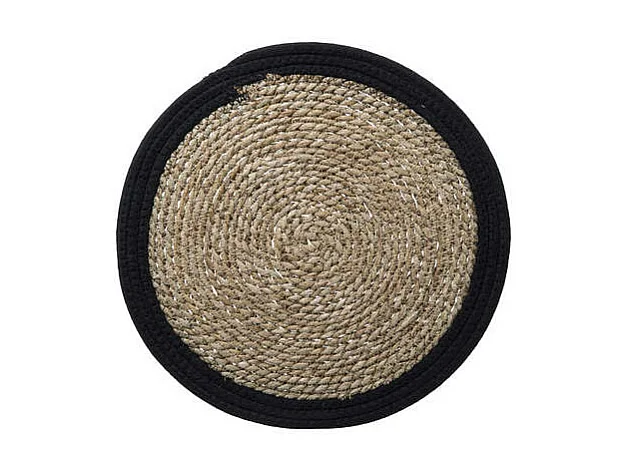 Set de Table Déco "Happy Pop" 38cm Noir