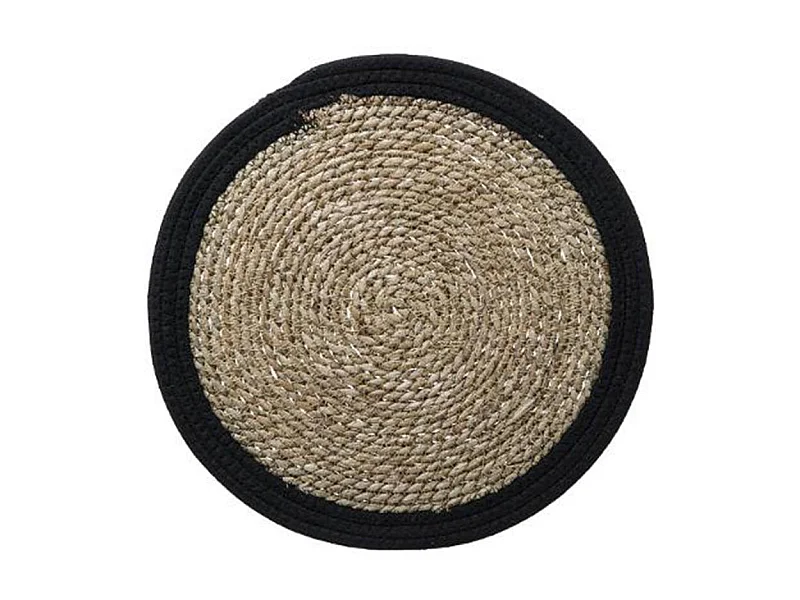 Set de Table Déco "Happy Pop" 38cm Noir