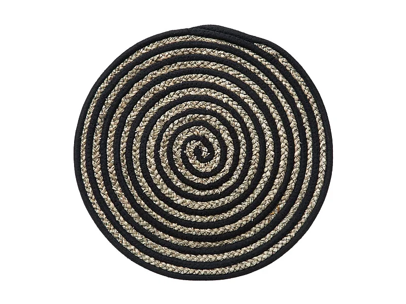 Set de Table Déco "Terre" 38cm Noir