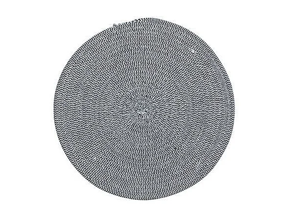 Set de Table Déco "Coton" 38cm Noir