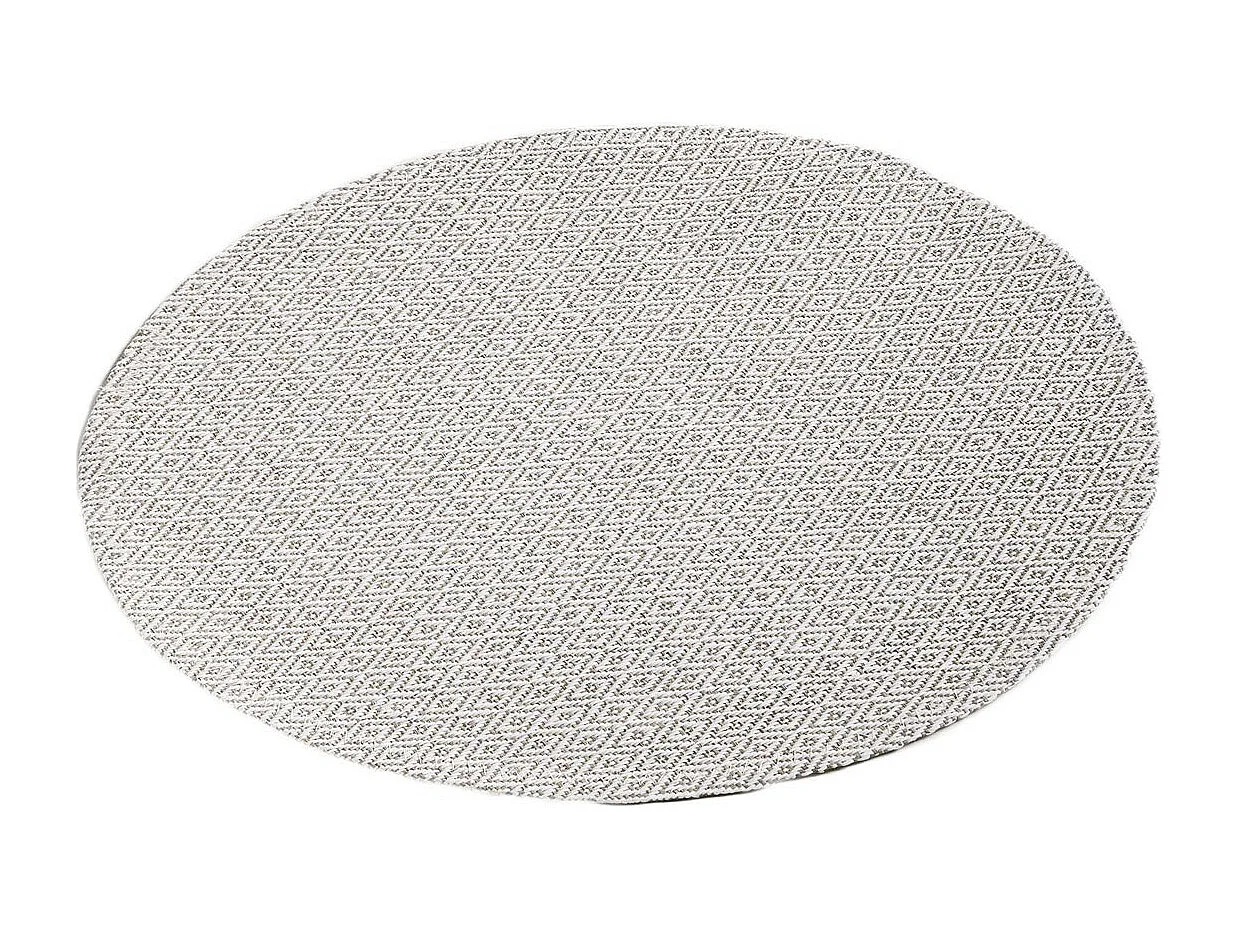 Set de Table Rond "Metrix" 38cm Taupe