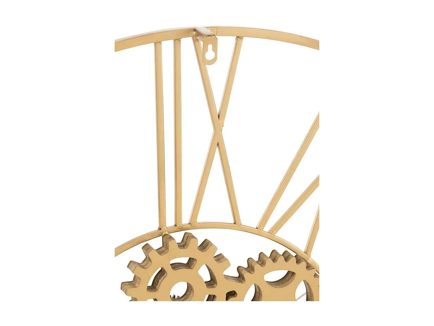 Horloge Murale Design "Pietro" 80cm Or