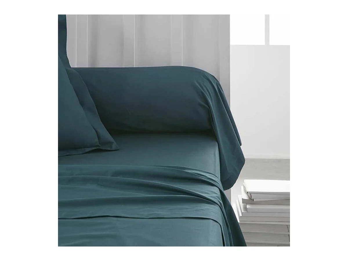 Funda de almohada TODAY Essential Verde Esmeralda 45 x 185 cm Verde Turquesa