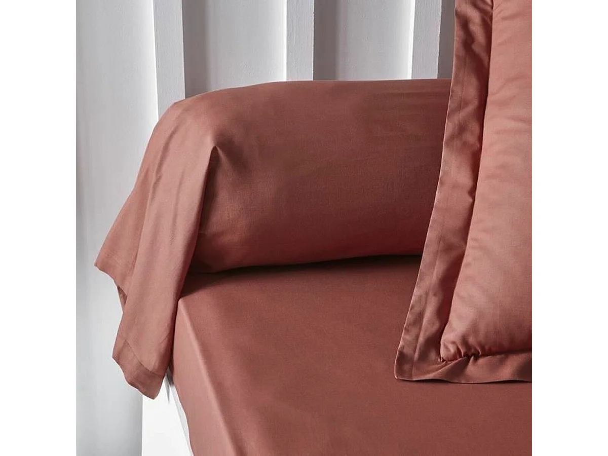 Custodia a cuscino 45 x 185 cm liscia Terracotta