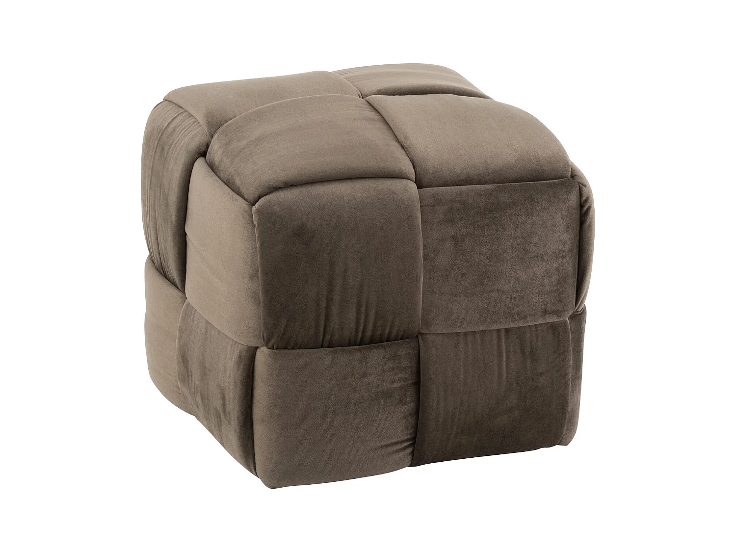 Pouf Design "1 Personne" 42cm Gris Foncé