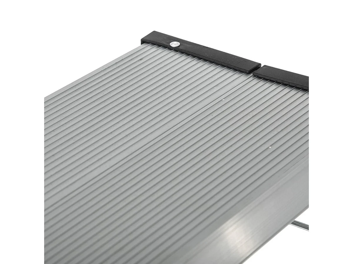 Marchepied Design "3 Marches" 62cm Argent & Noir