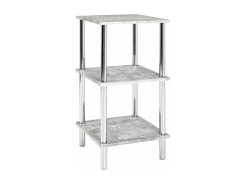 Étagère 3 Niveaux Design "Miguel" 77cm Gris