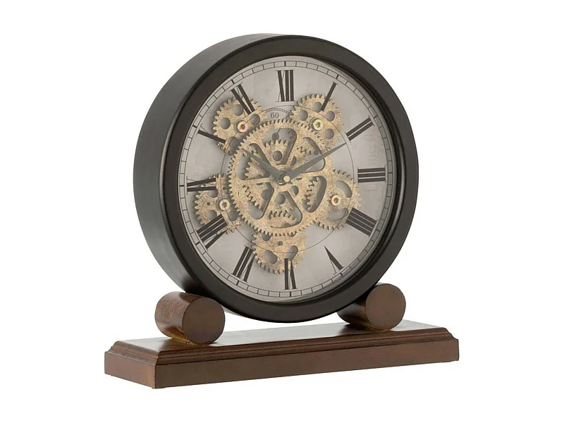 Horloge sur Pied Design "Orno" 35cm Naturel