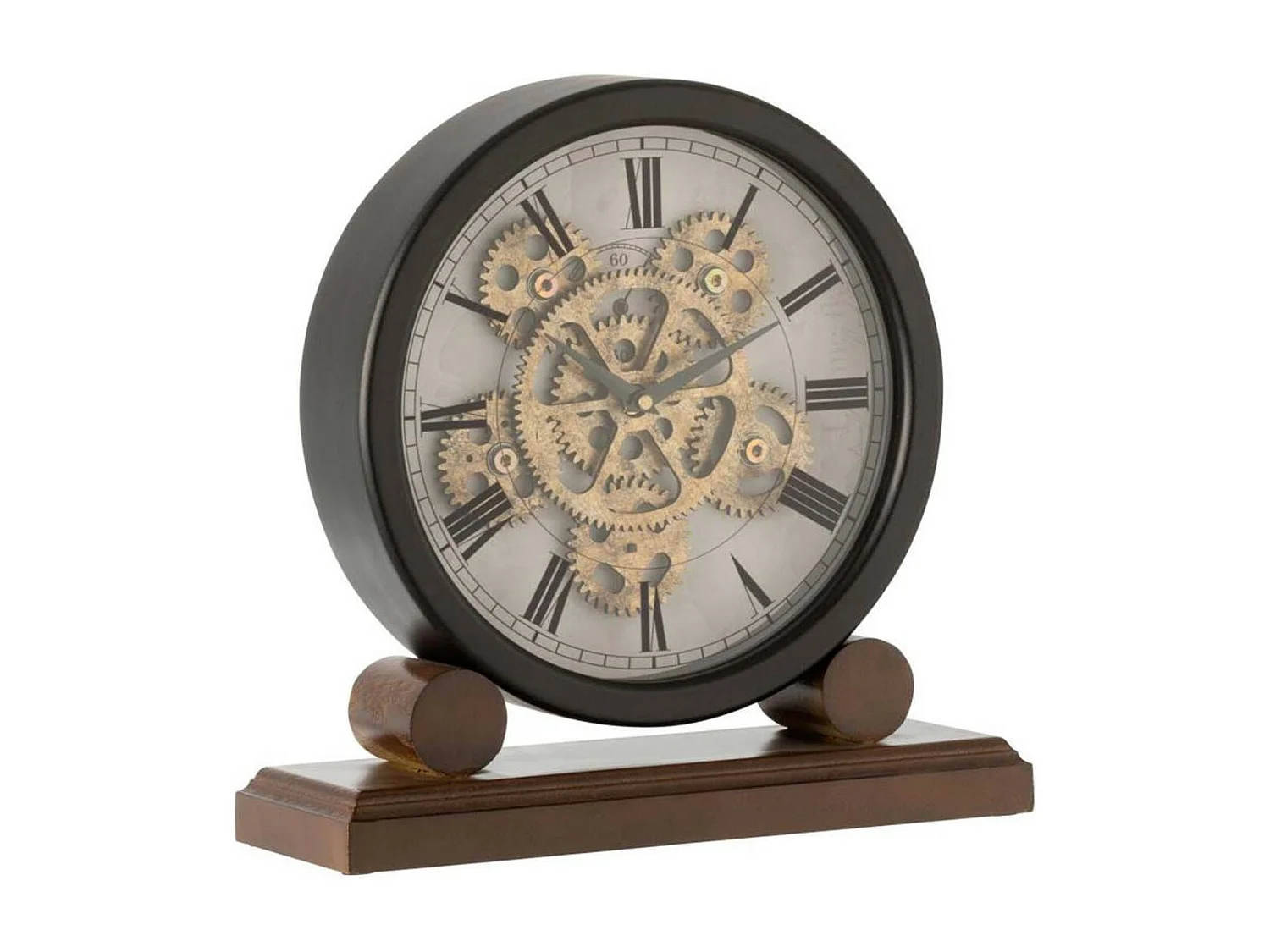 Horloge sur Pied Design "Orno" 35cm Naturel