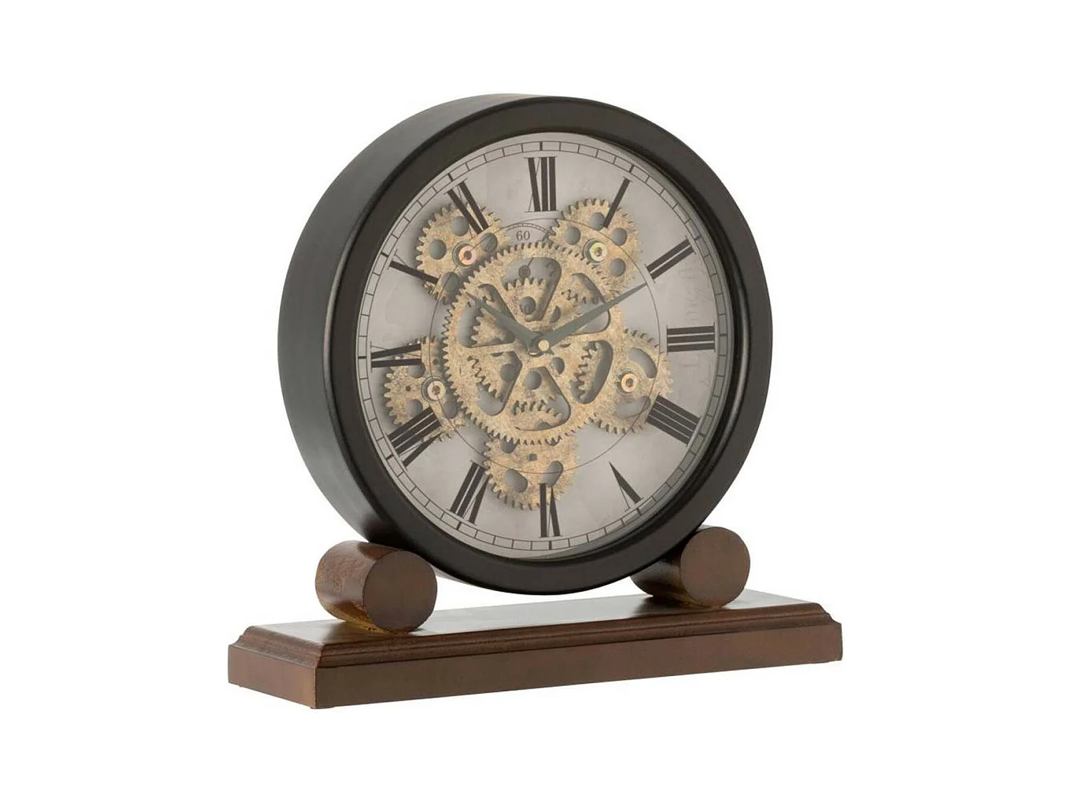 Horloge sur Pied Design "Orno" 35cm Naturel