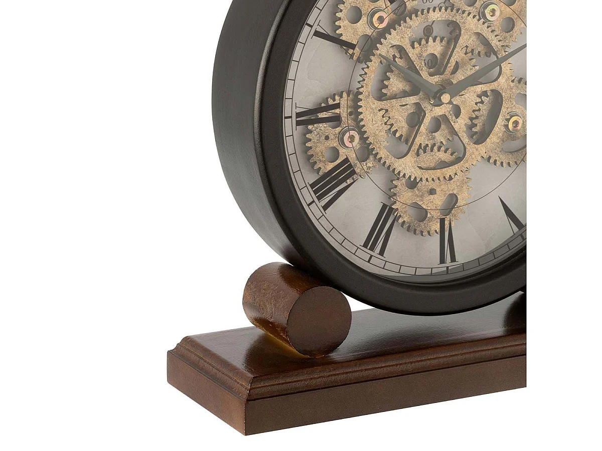 Horloge sur Pied Design "Orno" 35cm Naturel