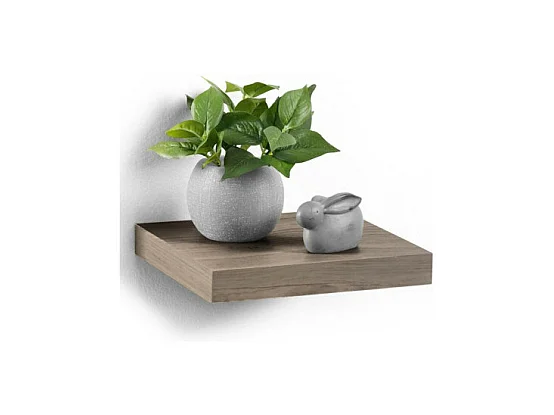 Étagère Murale Design "Flottante" 25cm Chêne