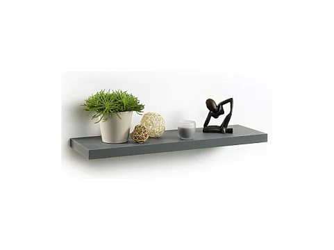 Étagère Murale Design "Flottante" 75cm Anthracite