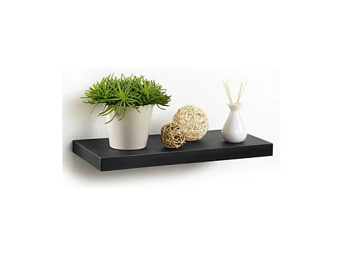 Étagère Murale Design "Flottante" 50cm Noir