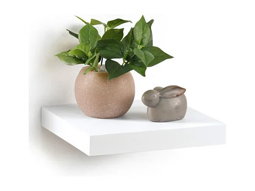 Étagère Murale Design "Flottante" 25cm Blanc